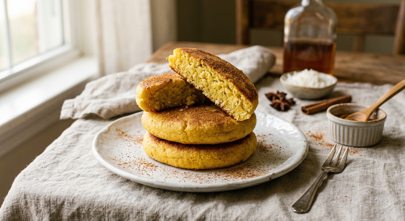 Dominican Arepas (Corn Cakes)